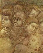 CAVALLINI, Pietro The Last Judgement (detail) rdgt oil on canvas